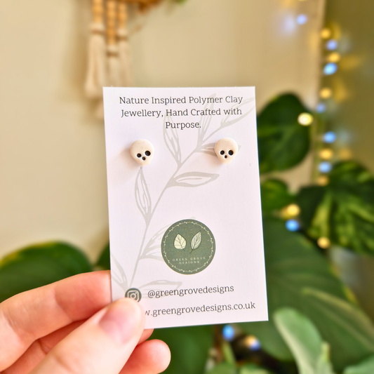 Teeny Skull Stud Earrings