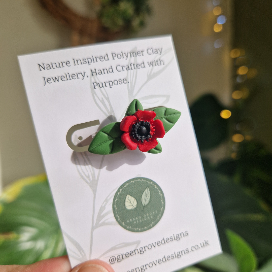 Poppy Brooch - 30% to the Poppy Appeal
