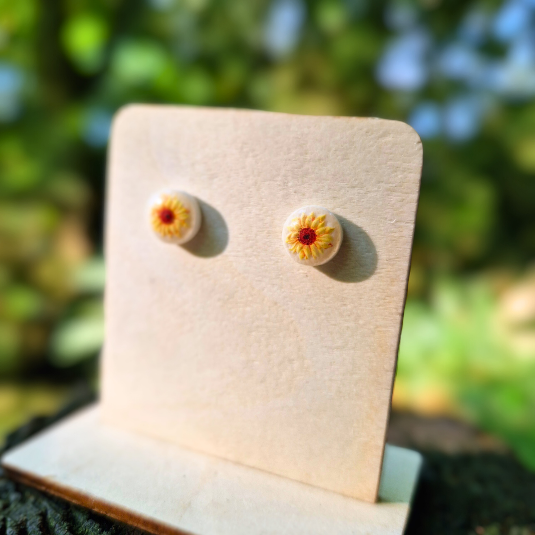 Sunflower Transfer Studs #2