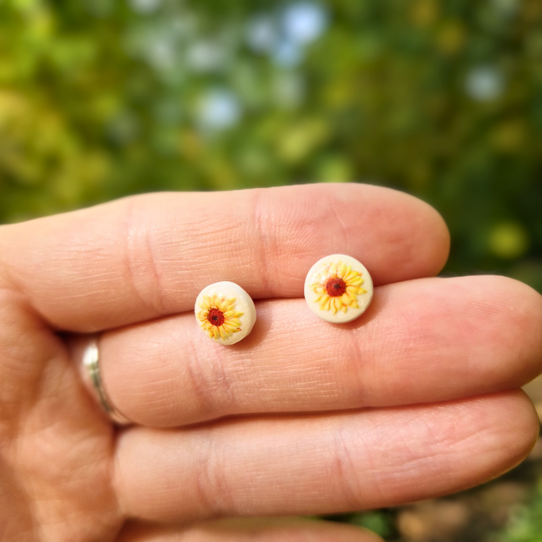 Sunflower Transfer Studs #2