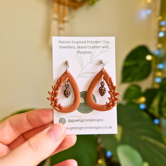 Autumn Foraging Drop Studs