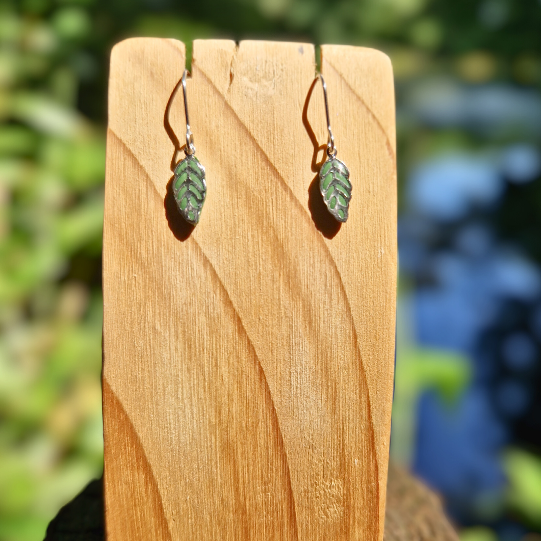 Resin and Polymer Clay Dainty Charm Hook Earrings