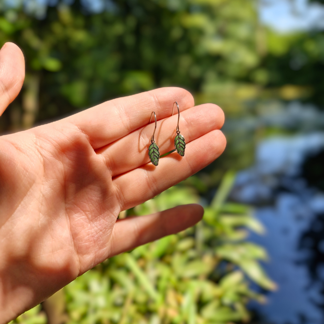 Resin and Polymer Clay Dainty Charm Hook Earrings