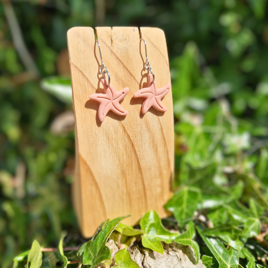 Summer Starfish Hook Earrings