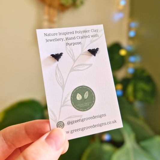 Teeny Bat Stud Earrings