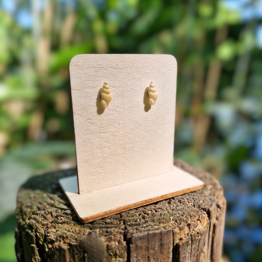 Summer Conch Shell Hypoallergenic Studs