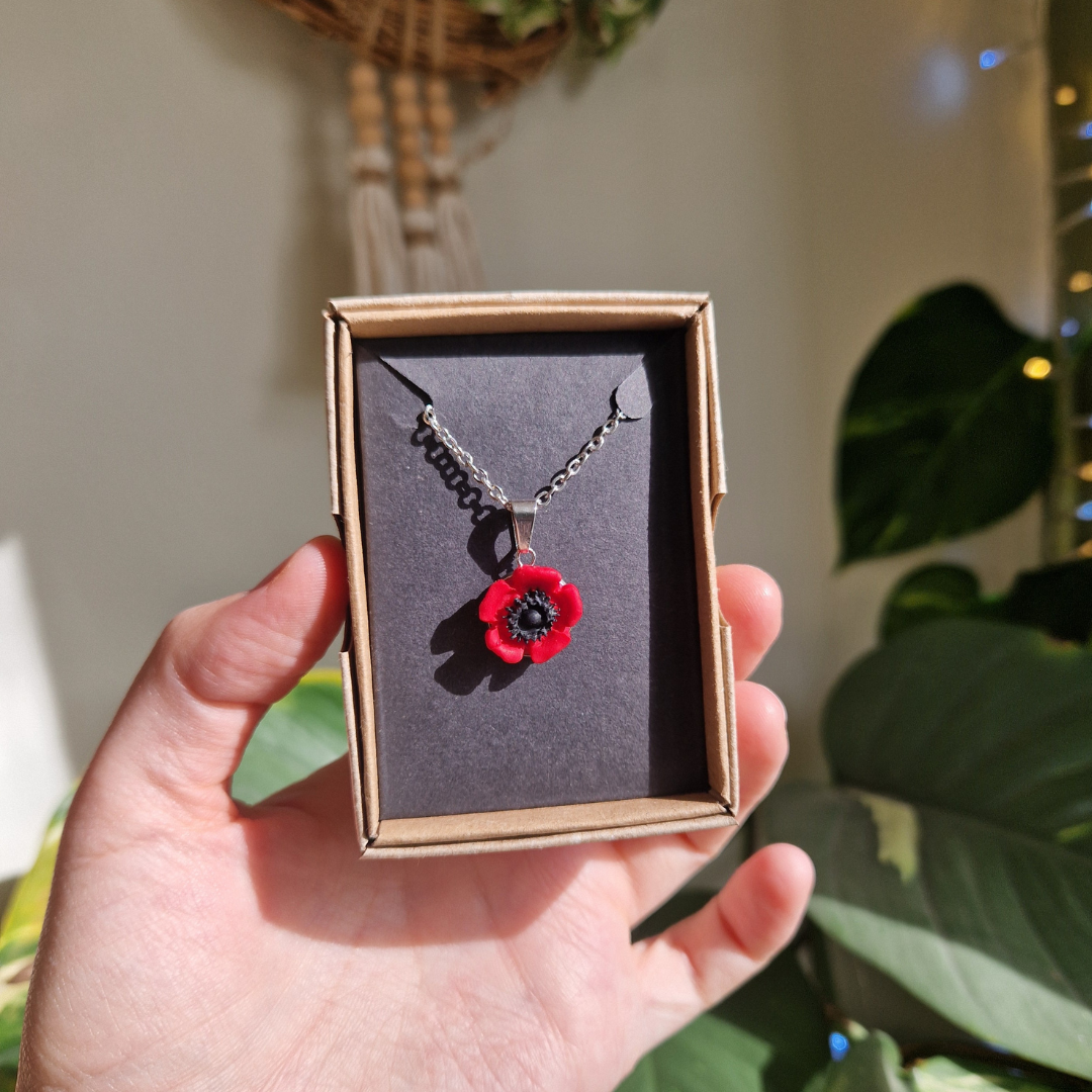 Poppy 20" Necklace - 30% to the Poppy Appeal