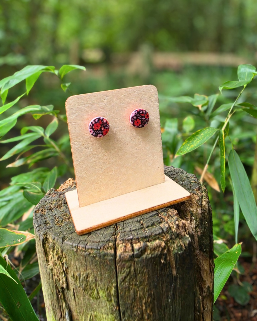 Autumn Florals Stud Earrings (2 Sizes)