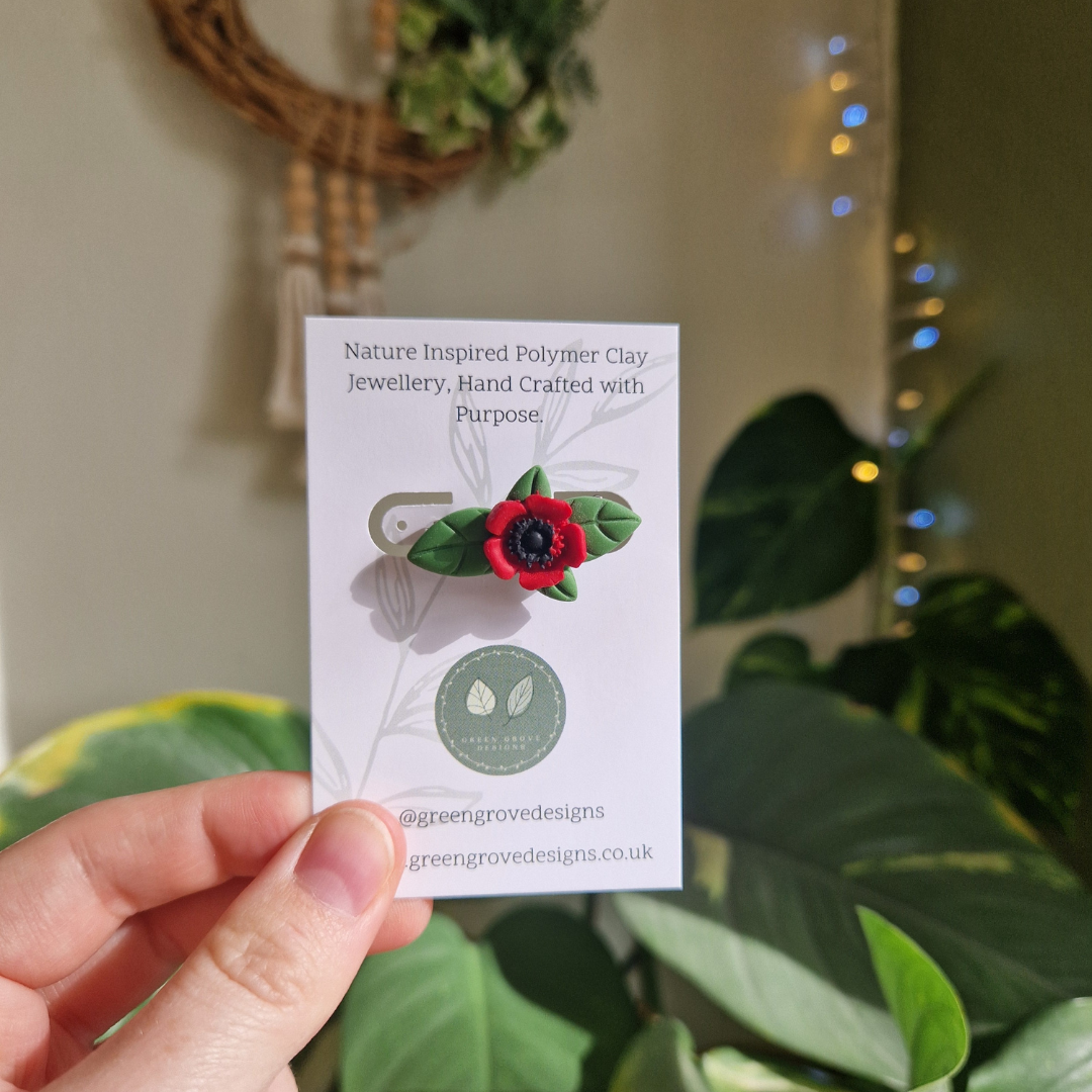 Poppy Brooch - 30% to the Poppy Appeal