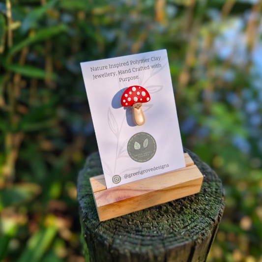 Toadstool Pin