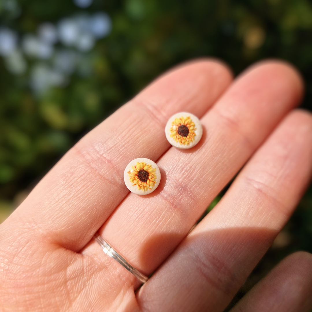 Sunflower Transfer Studs #1