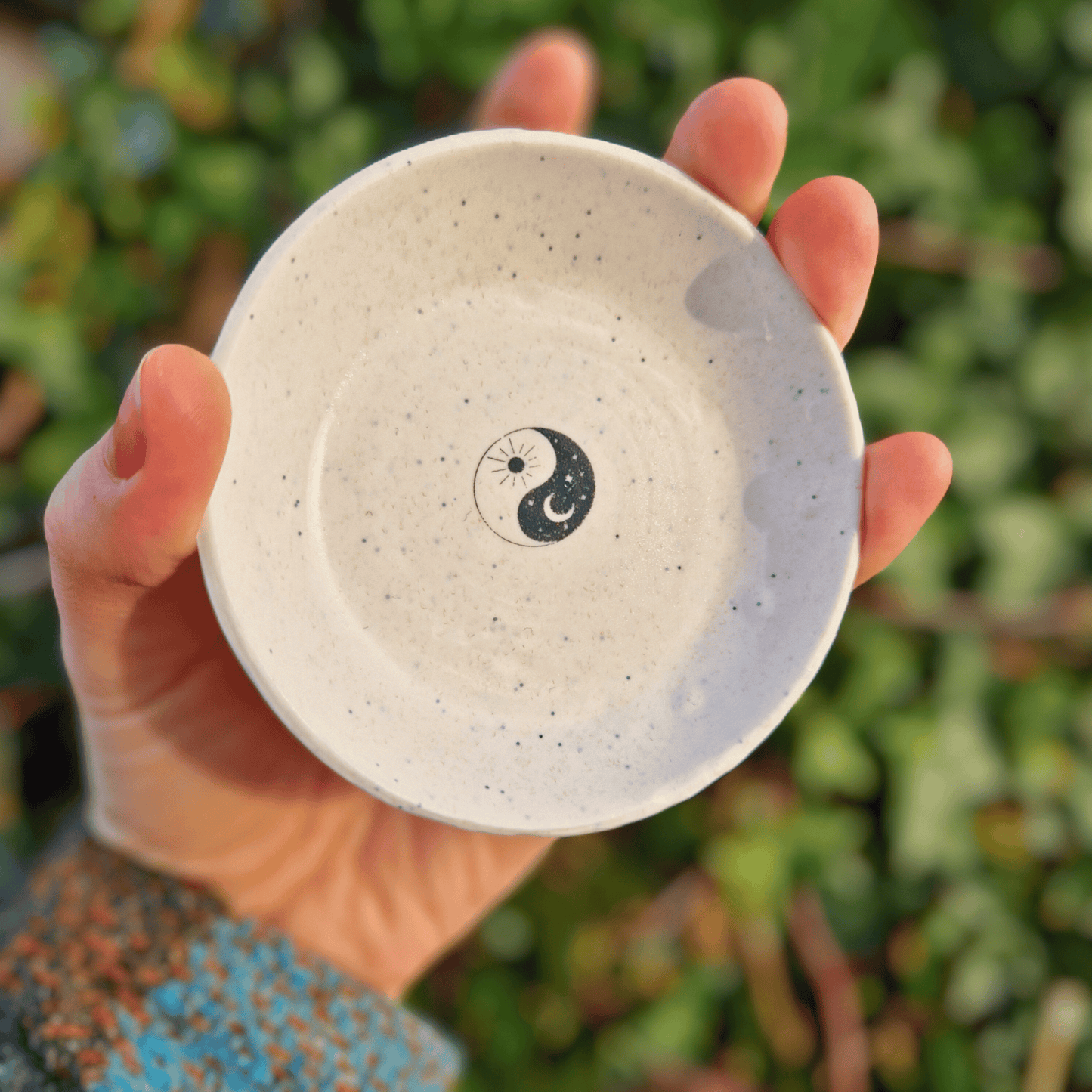 Celestial Yin & Yang Polymer Clay Trinket Dish