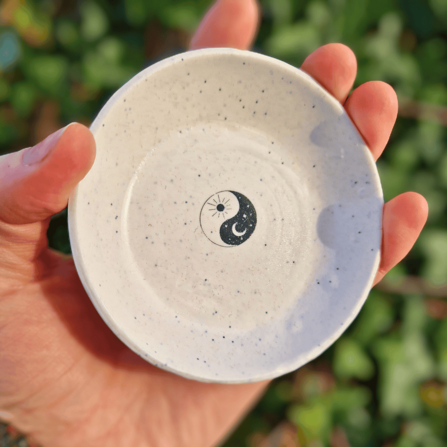 Celestial Yin & Yang Polymer Clay Trinket Dish