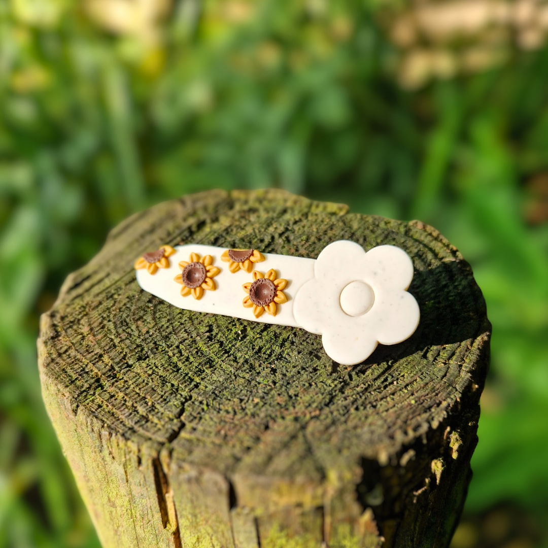 Sunflower Hair Clip