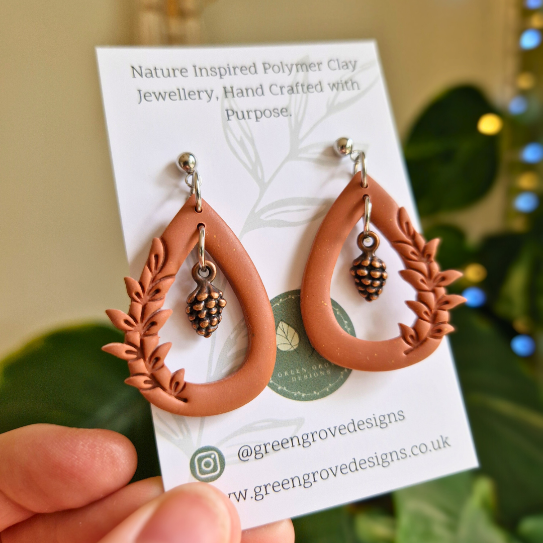 Autumn Foraging Drop Studs