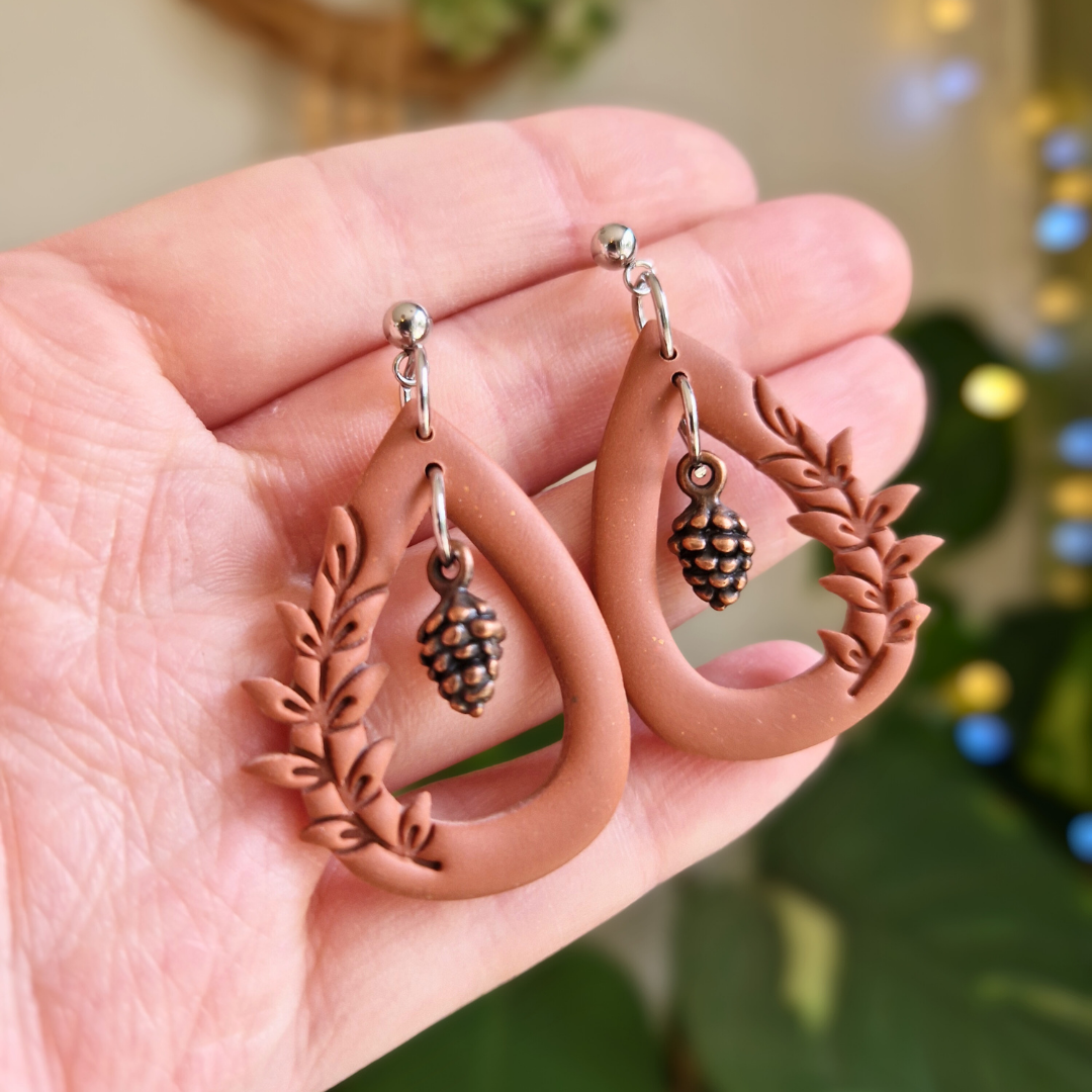 Autumn Foraging Drop Studs