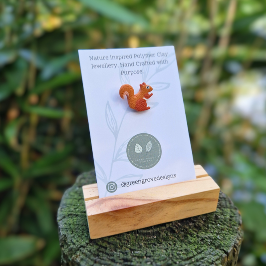 Red Squirrel Pin