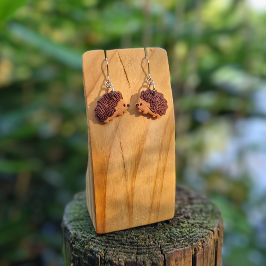 Hedgehog Hook Earrings