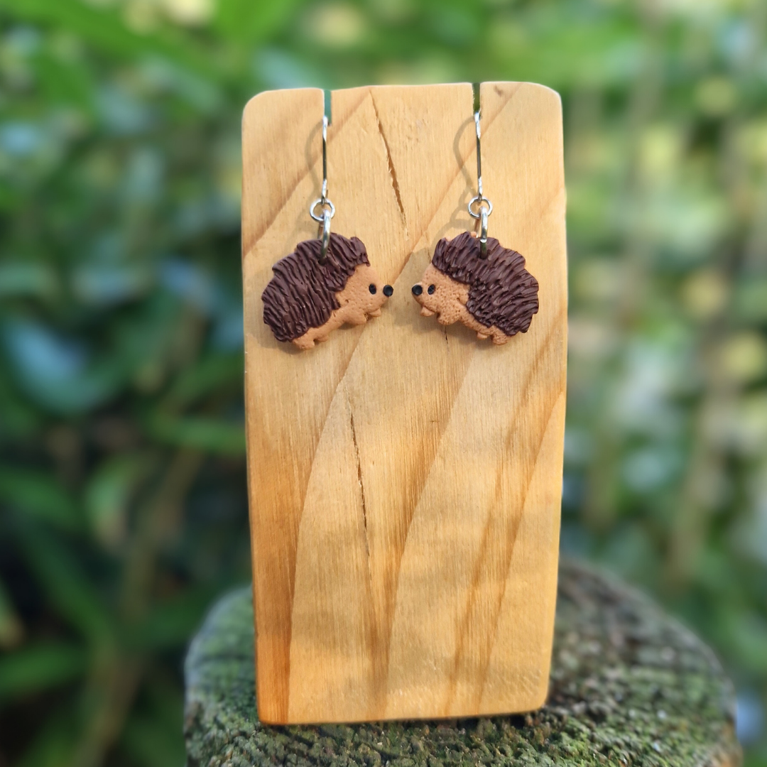 Hedgehog Hook Earrings