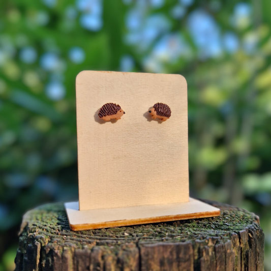 Teeny Hedgehog Studs