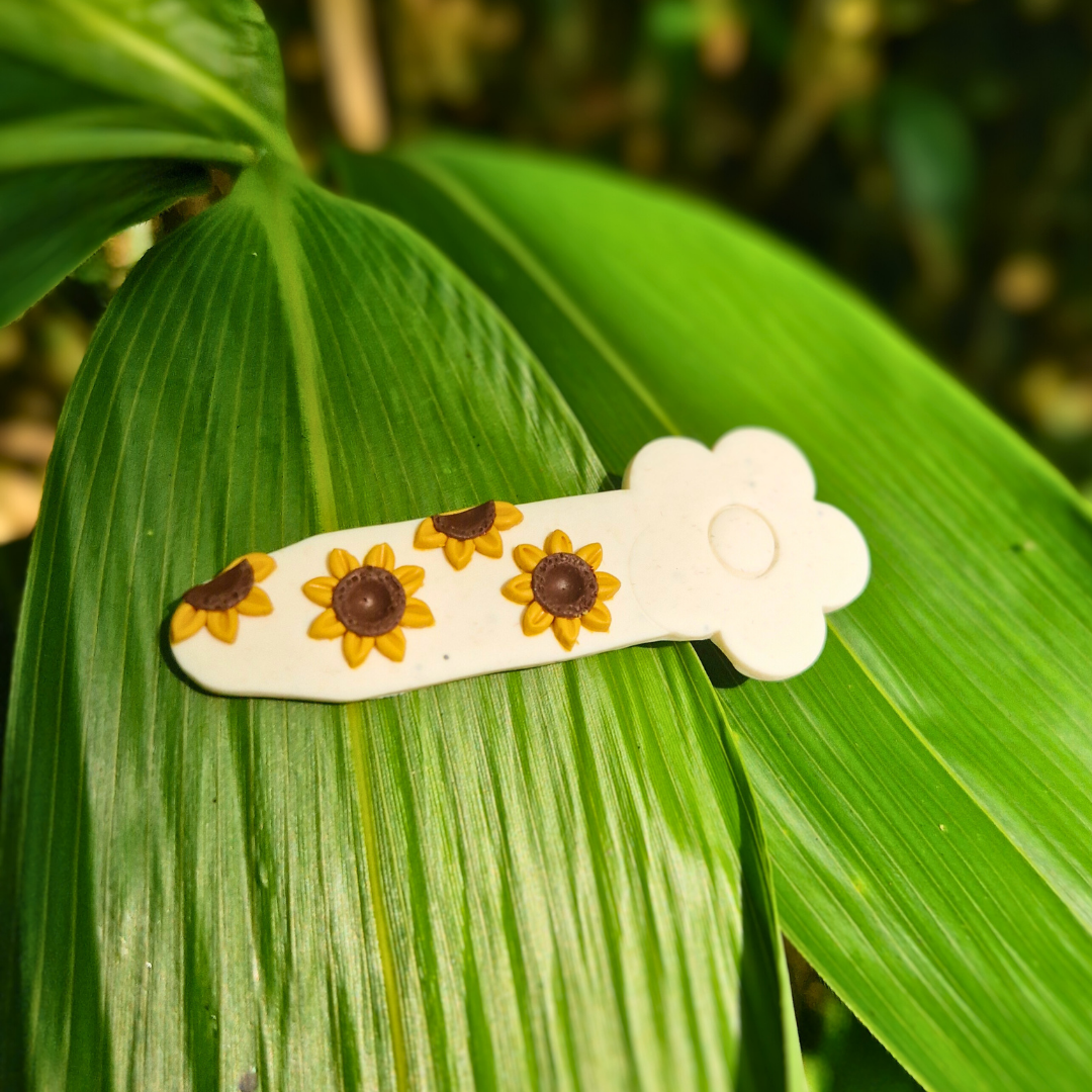 Sunflower Hair Clip