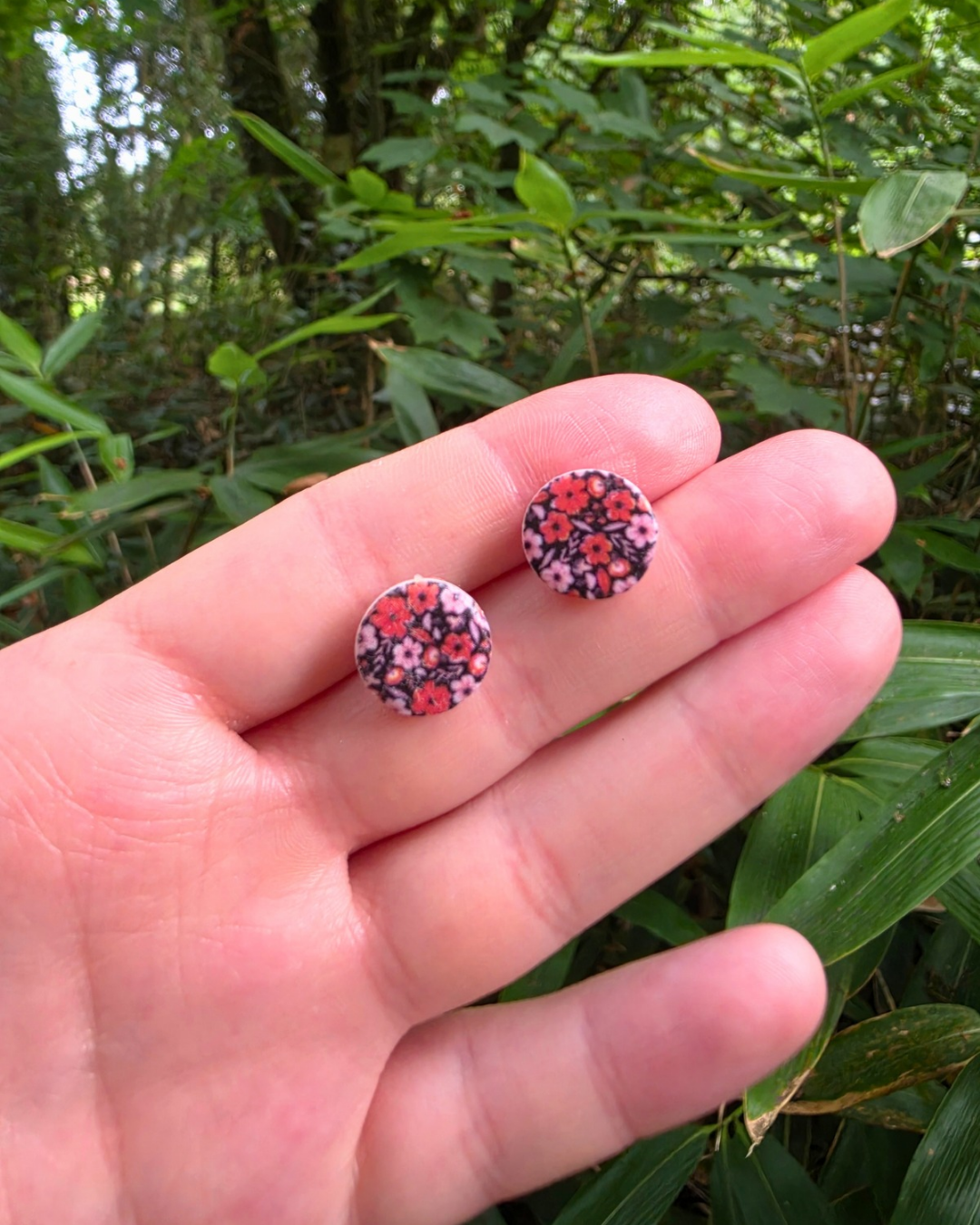 Autumn Florals Stud Earrings (2 Sizes)