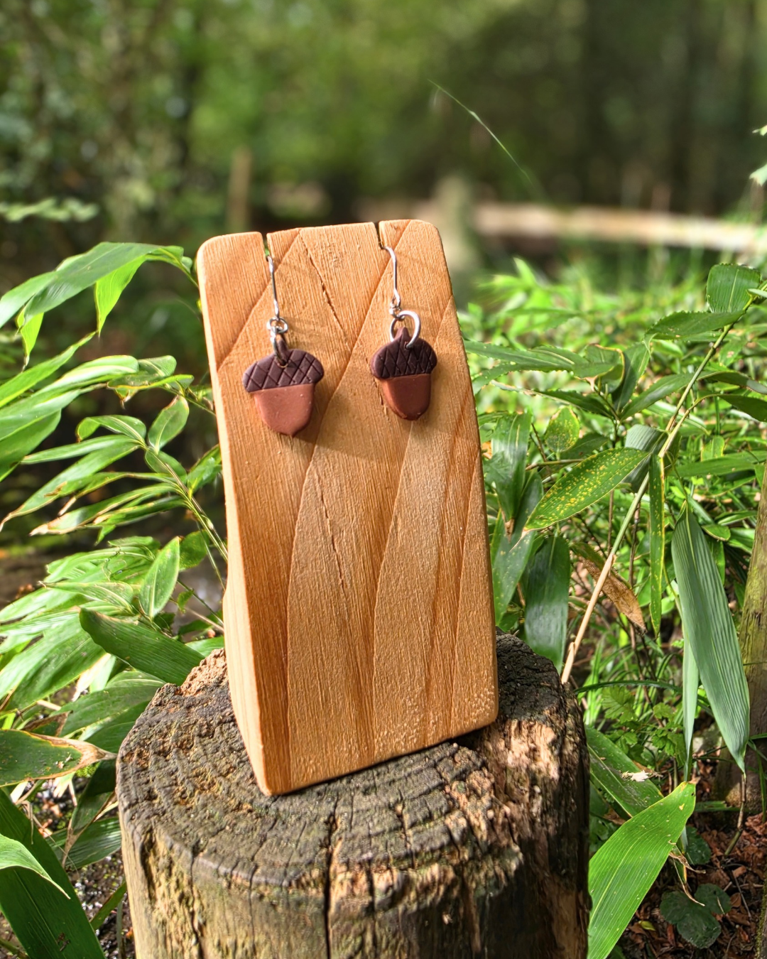 Autumnal Acorn Drop Earrings