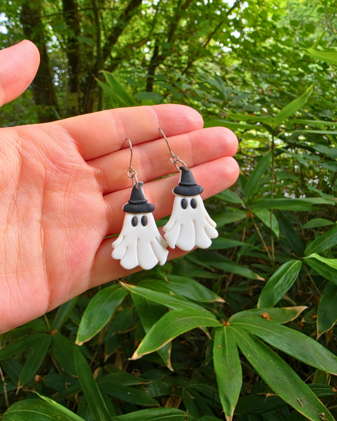 Witch Ghost Drop Earrings
