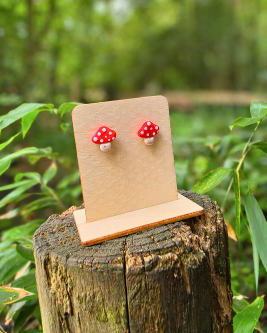 Autumnal Toadstool Studs